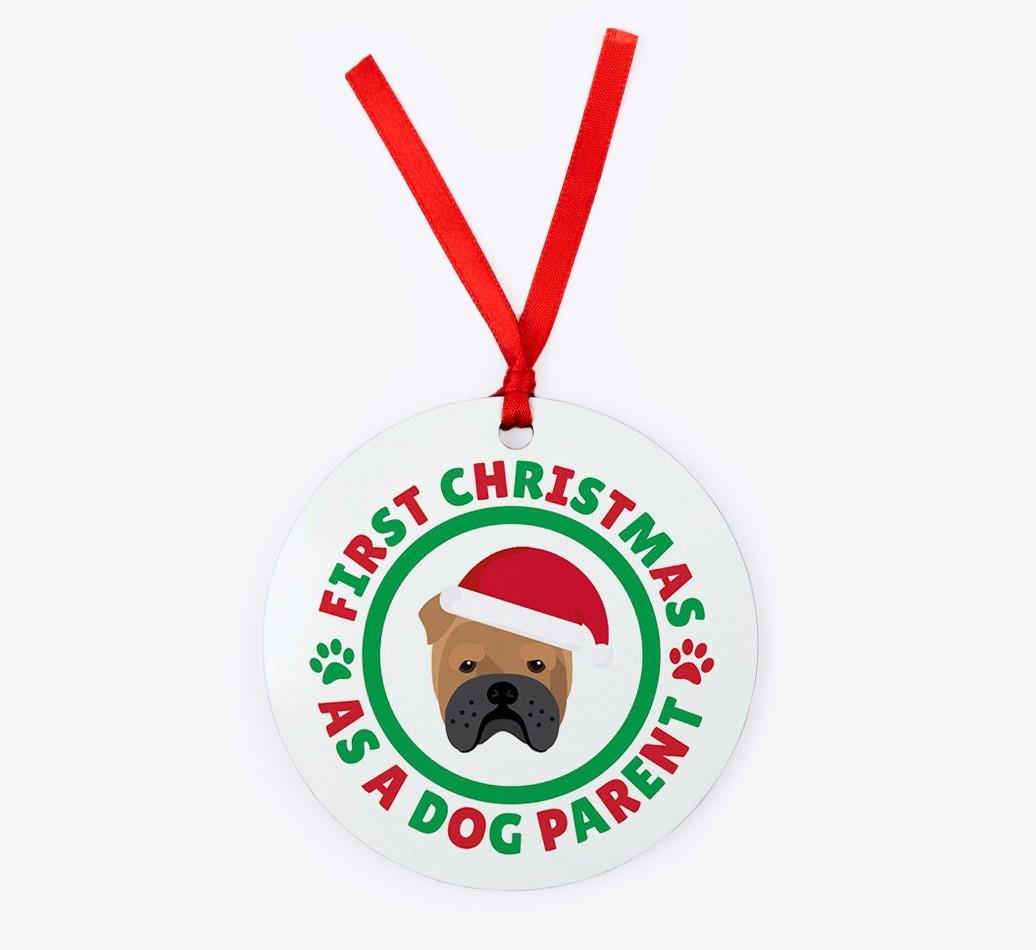 'Dog Parent' - Personalized {breedFullName} Christmas Decoration