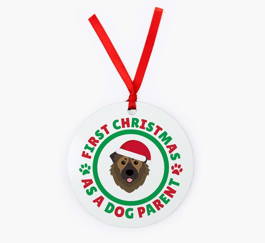 'Dog Parent' - Personalized {breedFullName} Christmas Decoration