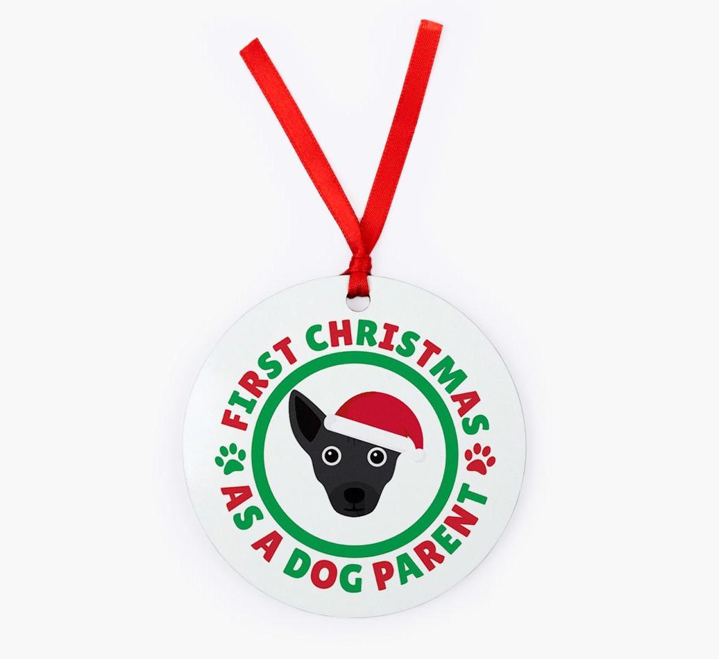 'Dog Parent' - Personalized {breedFullName} Christmas Decoration