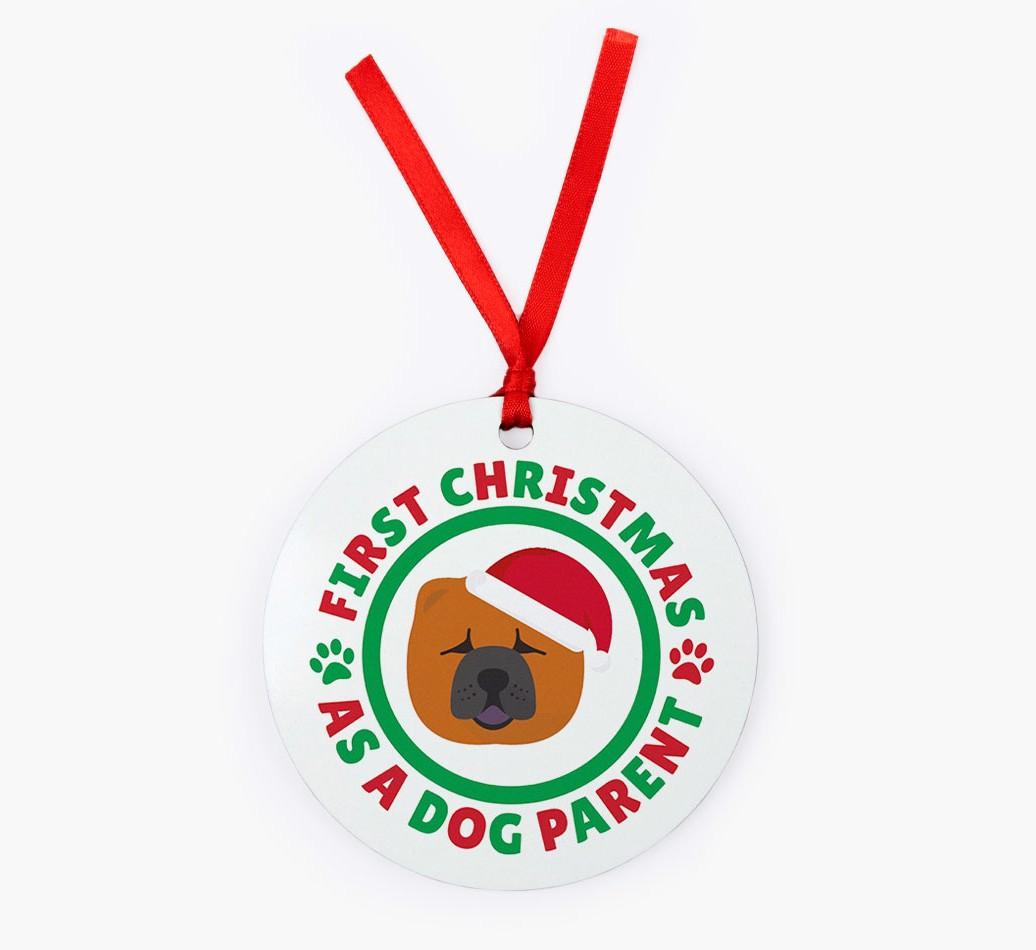 'Dog Parent' - Personalized {breedFullName} Christmas Decoration