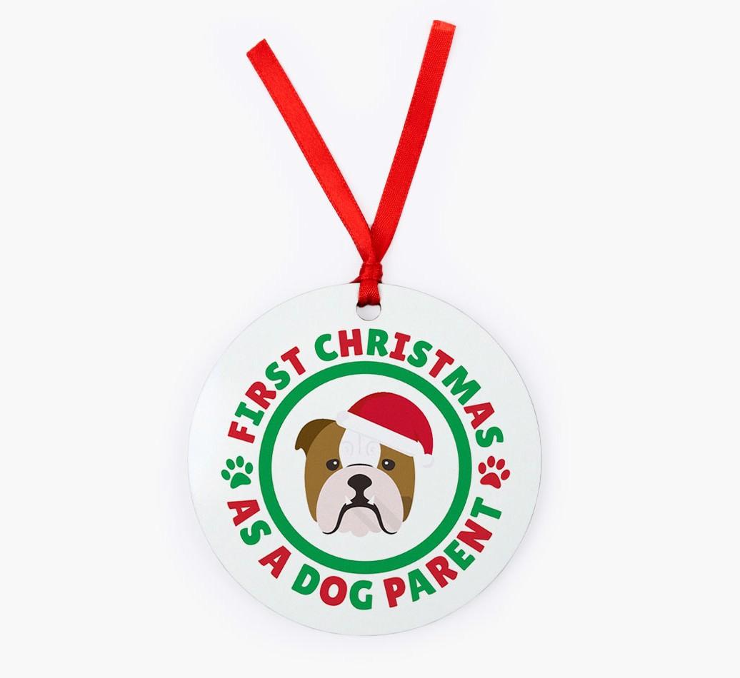 'Dog Parent' - Personalized {breedFullName} Christmas Decoration
