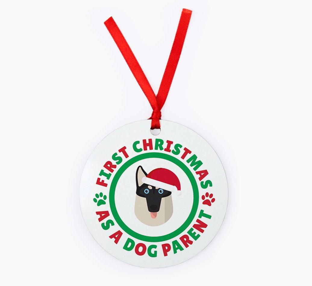 'Dog Parent' - Personalized {breedFullName} Christmas Decoration