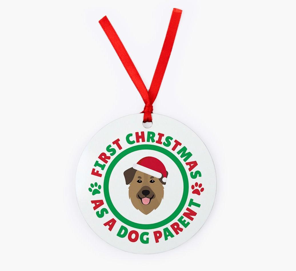 'Dog Parent' - Personalized {breedFullName} Christmas Decoration