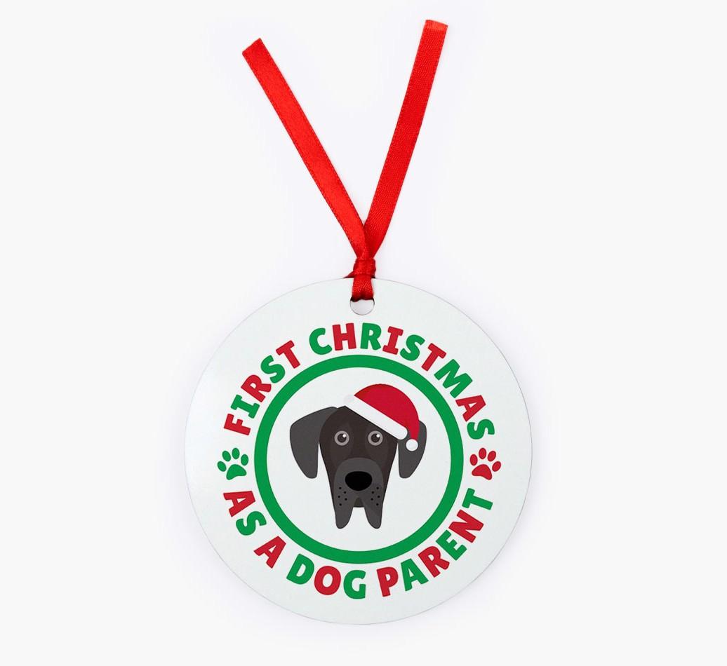 'Dog Parent' - Personalized {breedFullName} Christmas Decoration