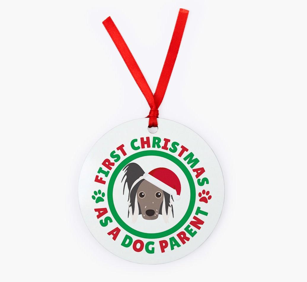 'Dog Parent' - Personalized {breedFullName} Christmas Decoration