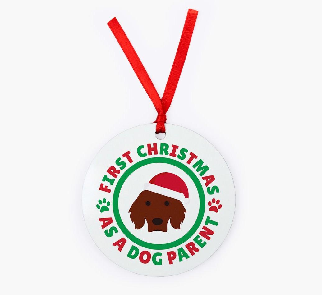'Dog Parent' - Personalized {breedFullName} Christmas Decoration