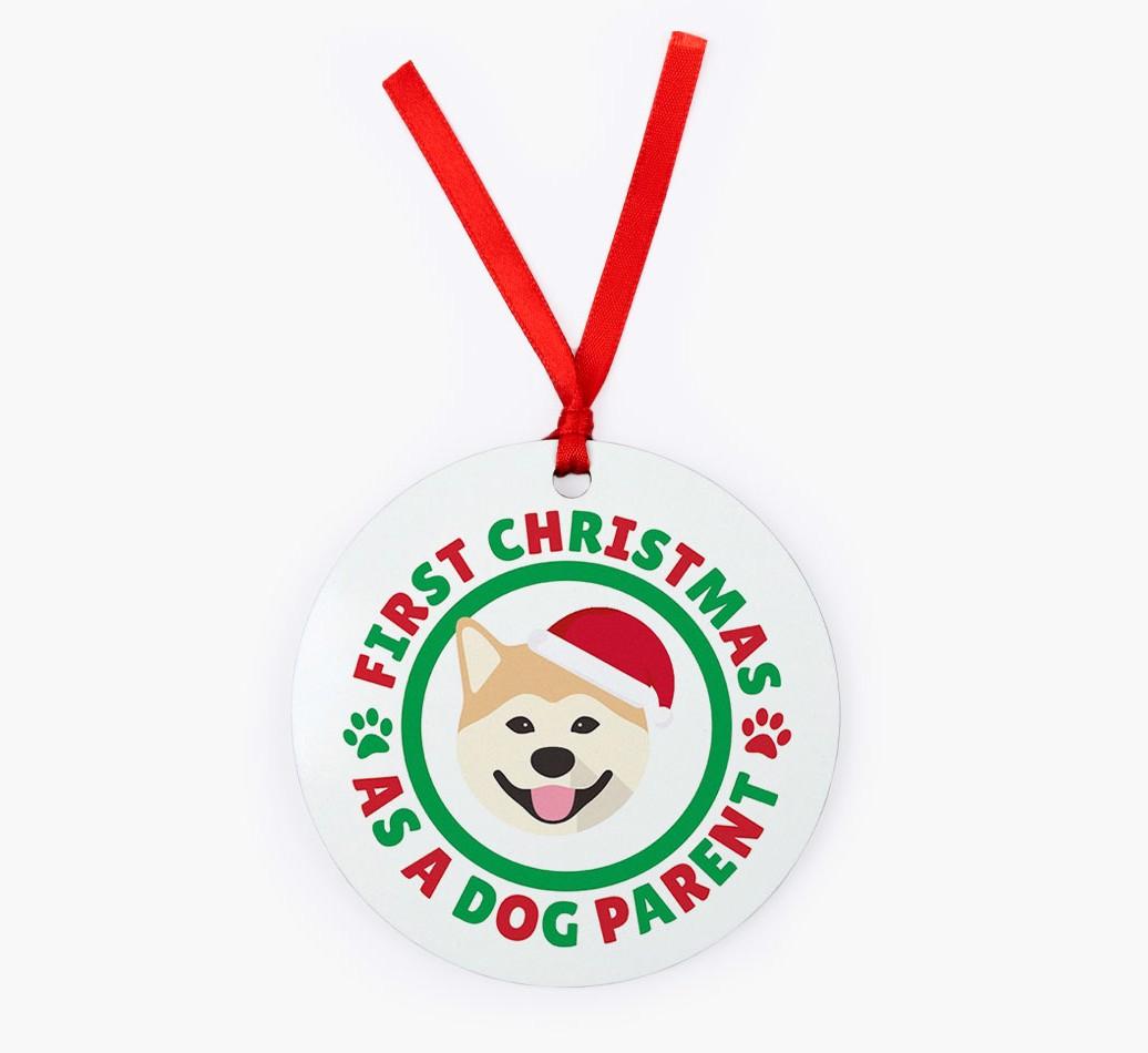 'Dog Parent' - Personalized {breedFullName} Christmas Decoration