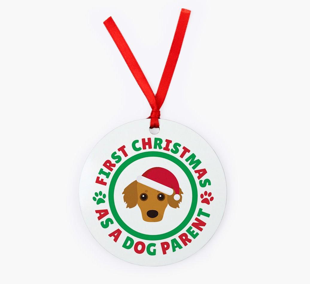'Dog Parent' - Personalized {breedFullName} Christmas Decoration