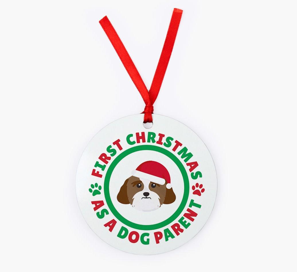 'Dog Parent' - Personalized {breedFullName} Christmas Decoration
