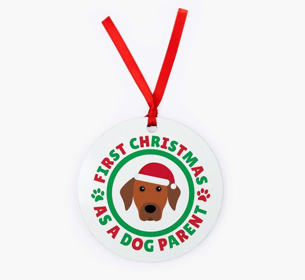 'Dog Parent' - Personalized {breedFullName} Christmas Decoration