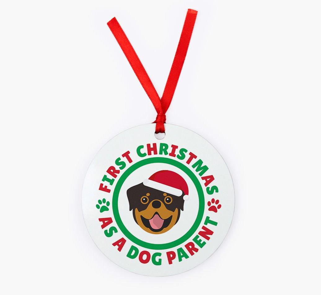 'Dog Parent' - Personalized {breedFullName} Christmas Decoration