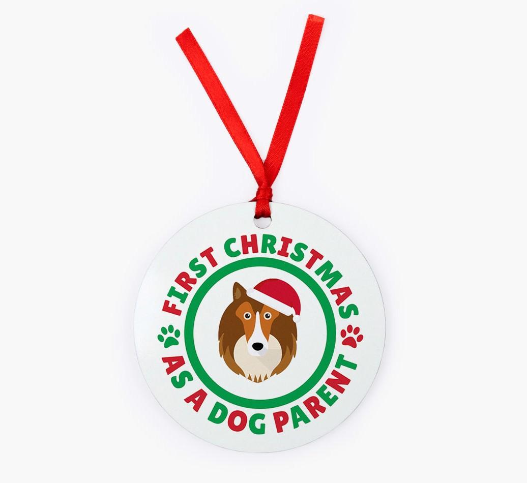 'Dog Parent' - Personalized {breedFullName} Christmas Decoration