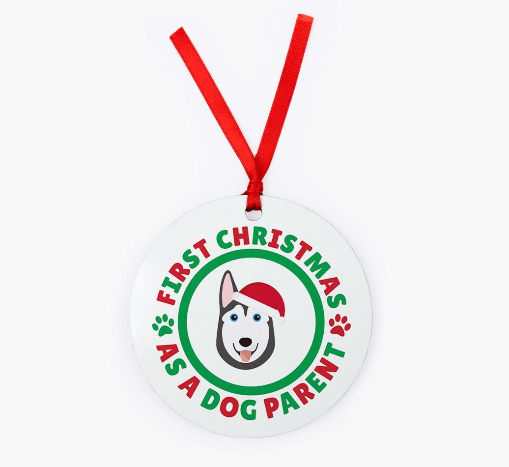 'Dog Parent' - Personalized {breedFullName} Christmas Decoration