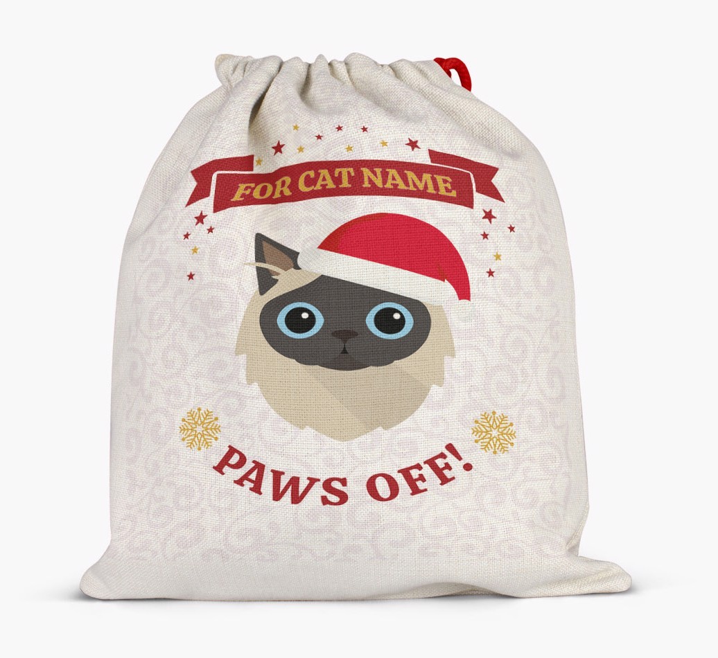 'Paws Off' - Personalised {breedFullName} Santa Sack