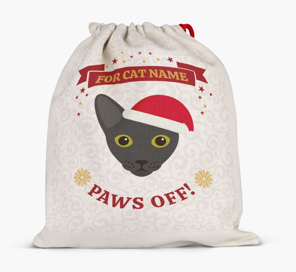 'Paws Off' - Personalised {breedFullName} Santa Sack