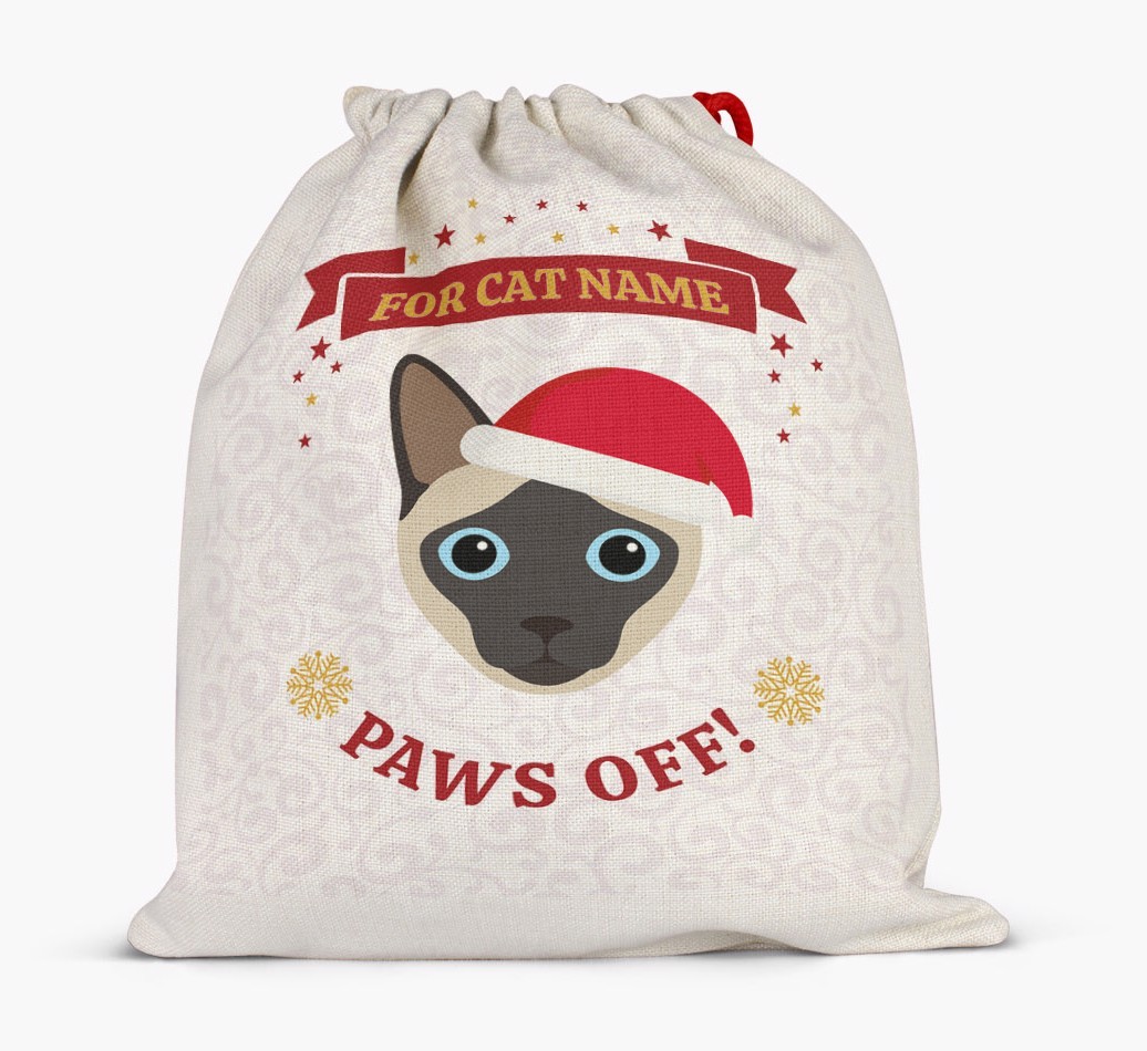 'Paws Off' - Personalised {breedFullName} Santa Sack