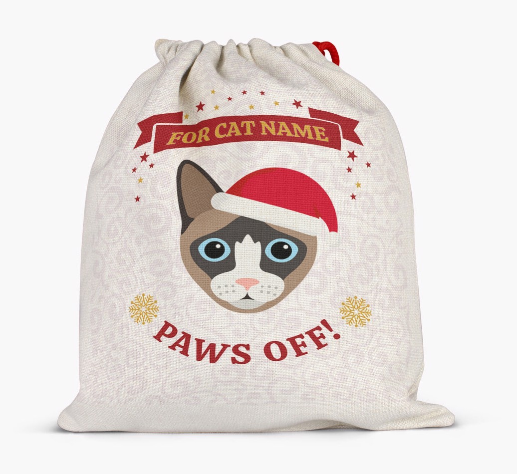 'Paws Off' - Personalised {breedFullName} Santa Sack