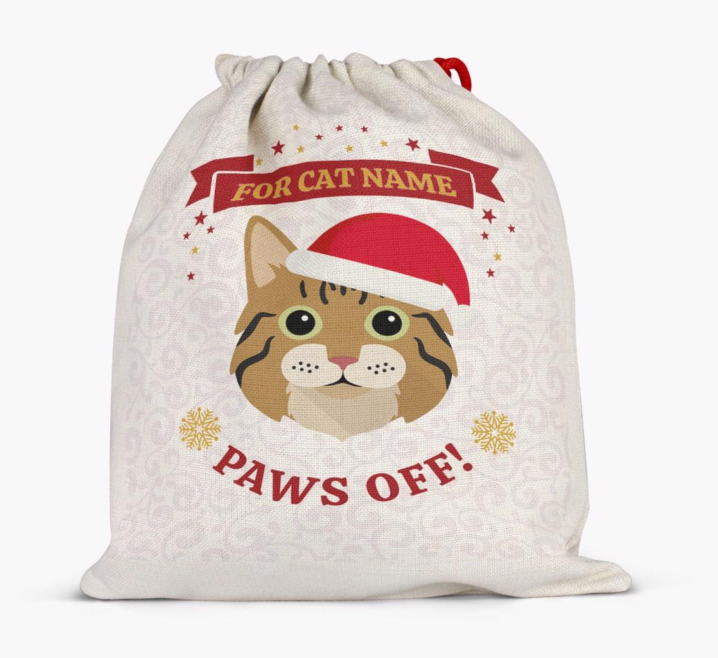 'Paws Off' - Personalised {breedFullName} Santa Sack