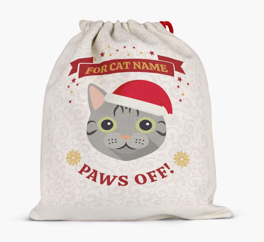 'Paws Off' - Personalised {breedFullName} Santa Sack