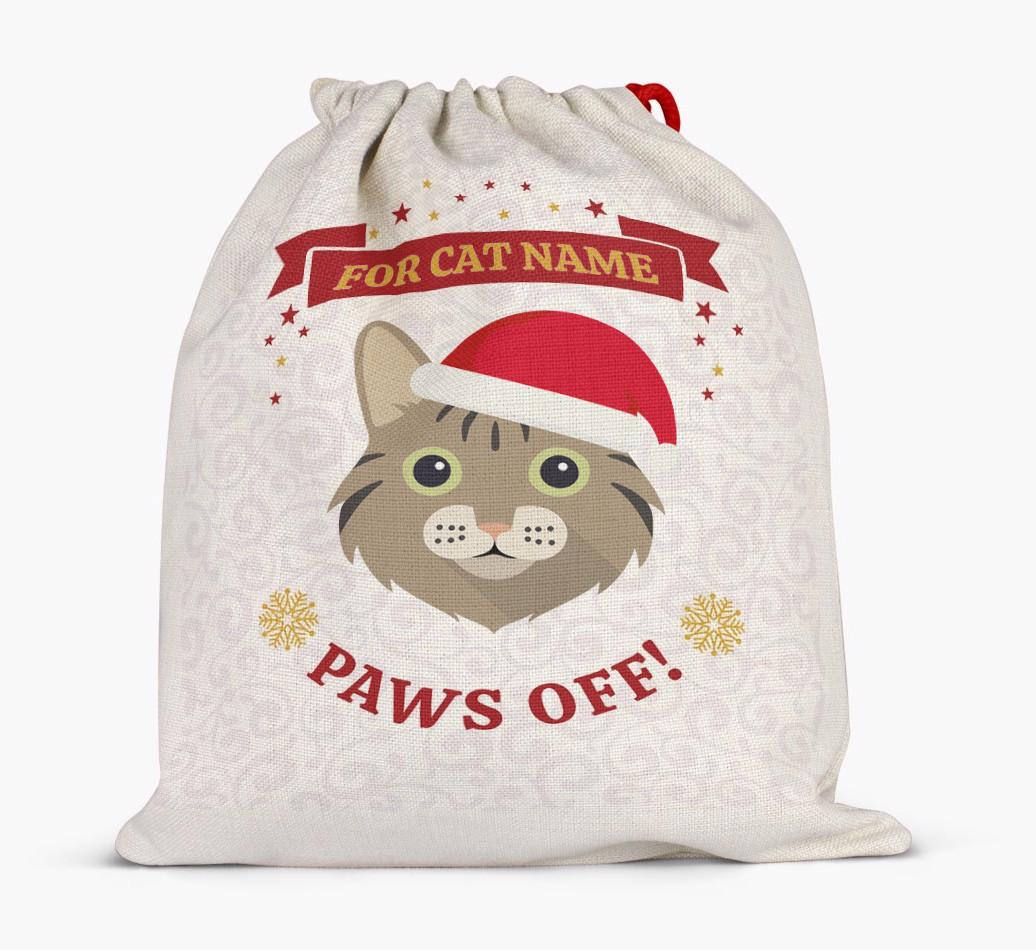 'Paws Off' - Personalised {breedFullName} Santa Sack