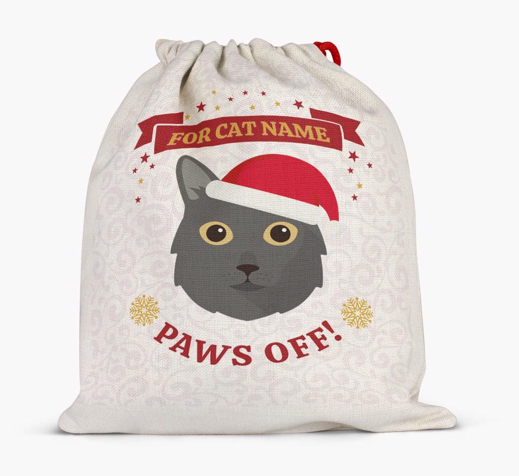 'Paws Off' - Personalised {breedFullName} Santa Sack