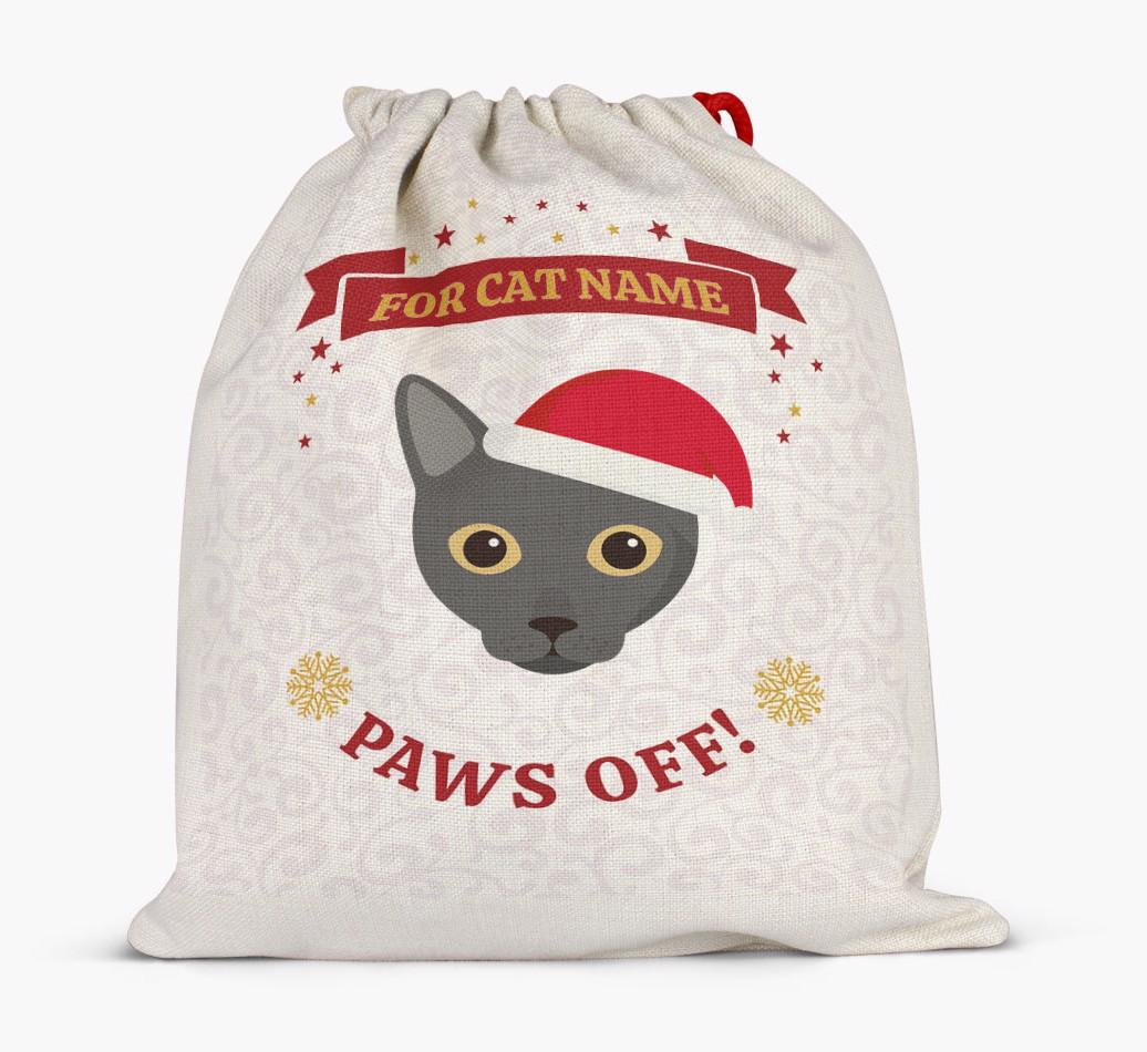 'Paws Off' - Personalised {breedFullName} Santa Sack