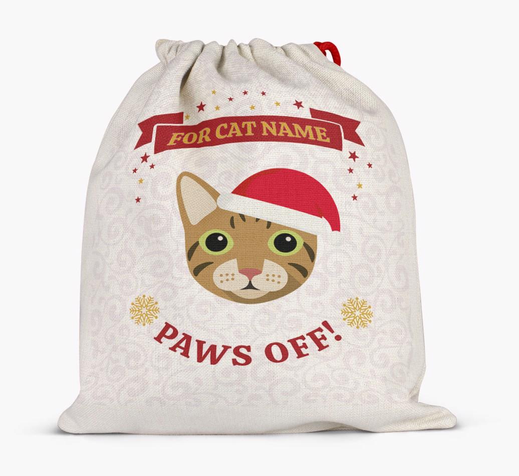 'Paws Off' - Personalised {breedFullName} Santa Sack