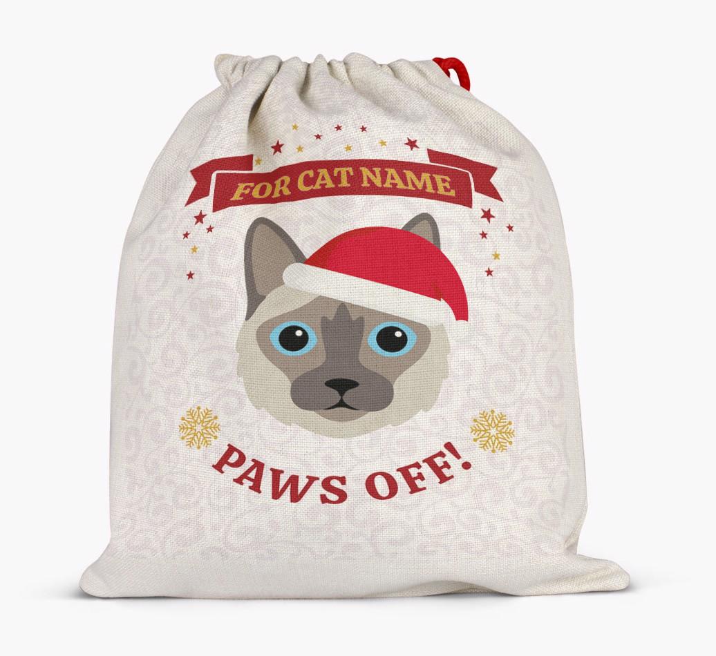 'Paws Off' - Personalised {breedFullName} Santa Sack