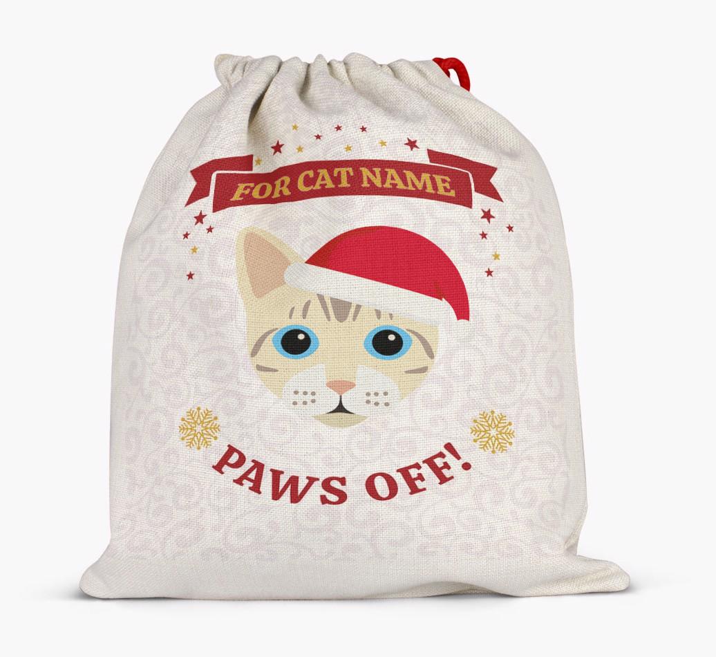 'Paws Off' - Personalised {breedFullName} Santa Sack