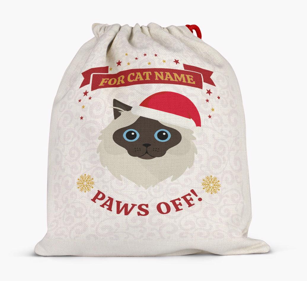 'Paws Off' - Personalised {breedFullName} Santa Sack