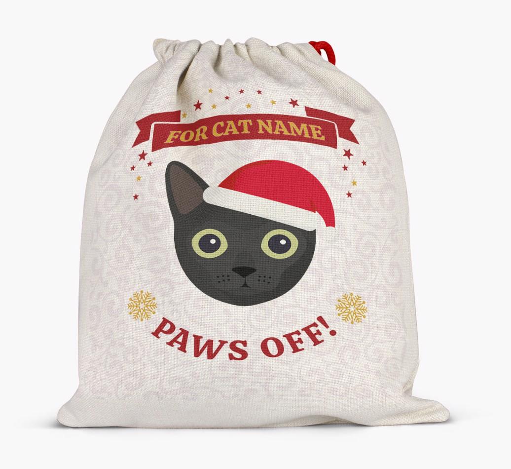 'Paws Off' - Personalised {breedFullName} Santa Sack