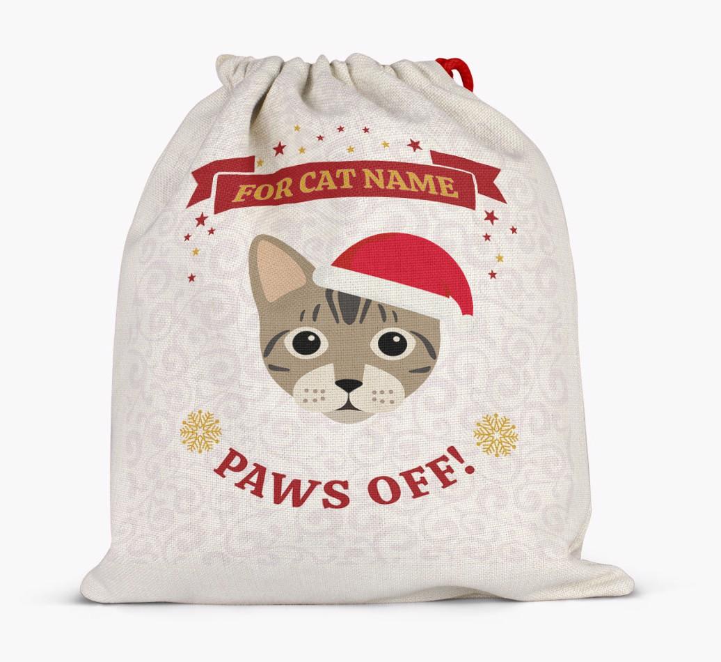 'Paws Off' - Personalised {breedFullName} Santa Sack