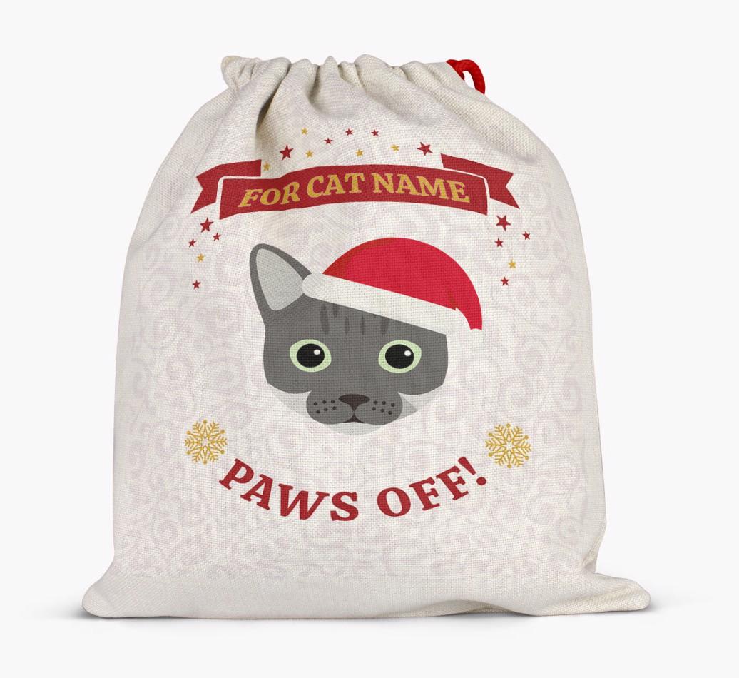 'Paws Off' - Personalised {breedFullName} Santa Sack