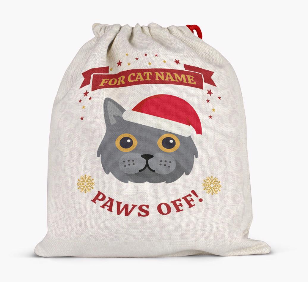 'Paws Off' - Personalised {breedFullName} Santa Sack