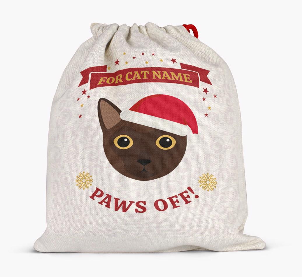 'Paws Off' - Personalised {breedFullName} Santa Sack