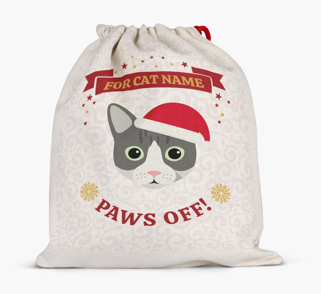 'Paws Off' - Personalised {breedFullName} Santa Sack