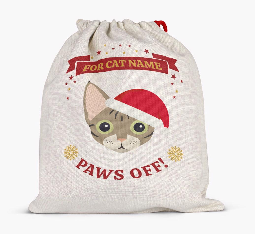 'Paws Off' - Personalised {breedFullName} Santa Sack