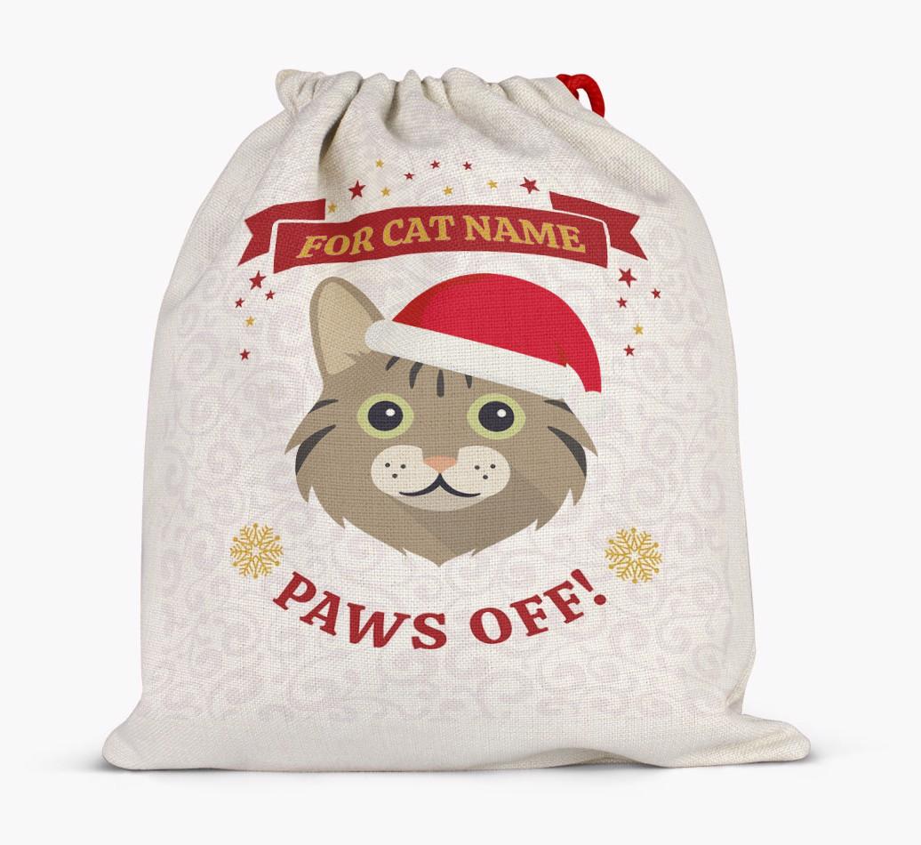 'Paws Off' - Personalised {breedFullName} Santa Sack