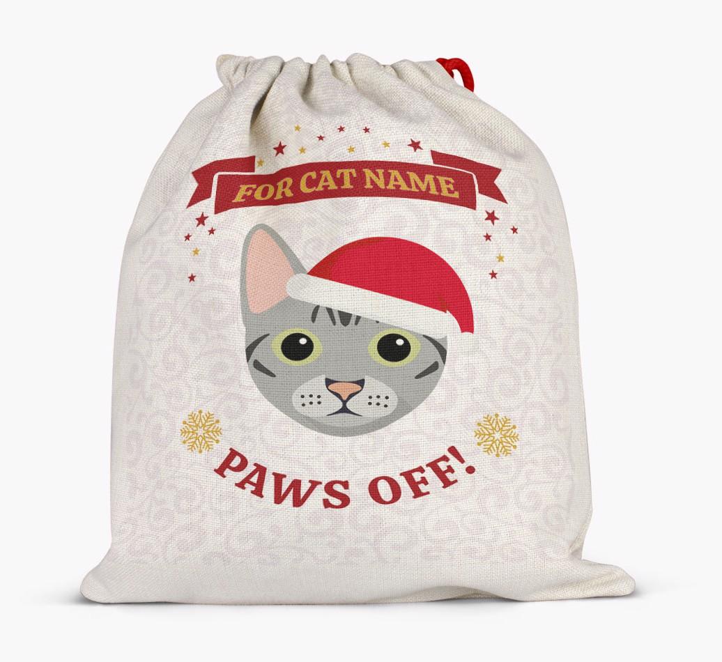 'Paws Off' - Personalised {breedFullName} Santa Sack