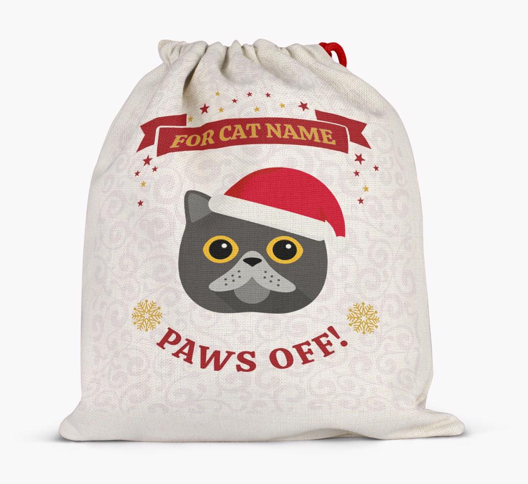 'Paws Off' - Personalised {breedFullName} Santa Sack