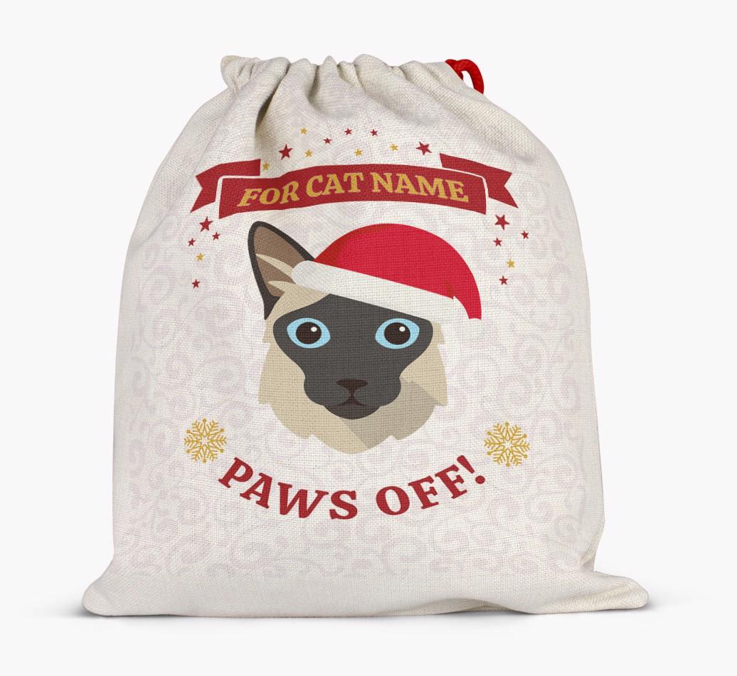 'Paws Off' - Personalised {breedFullName} Santa Sack