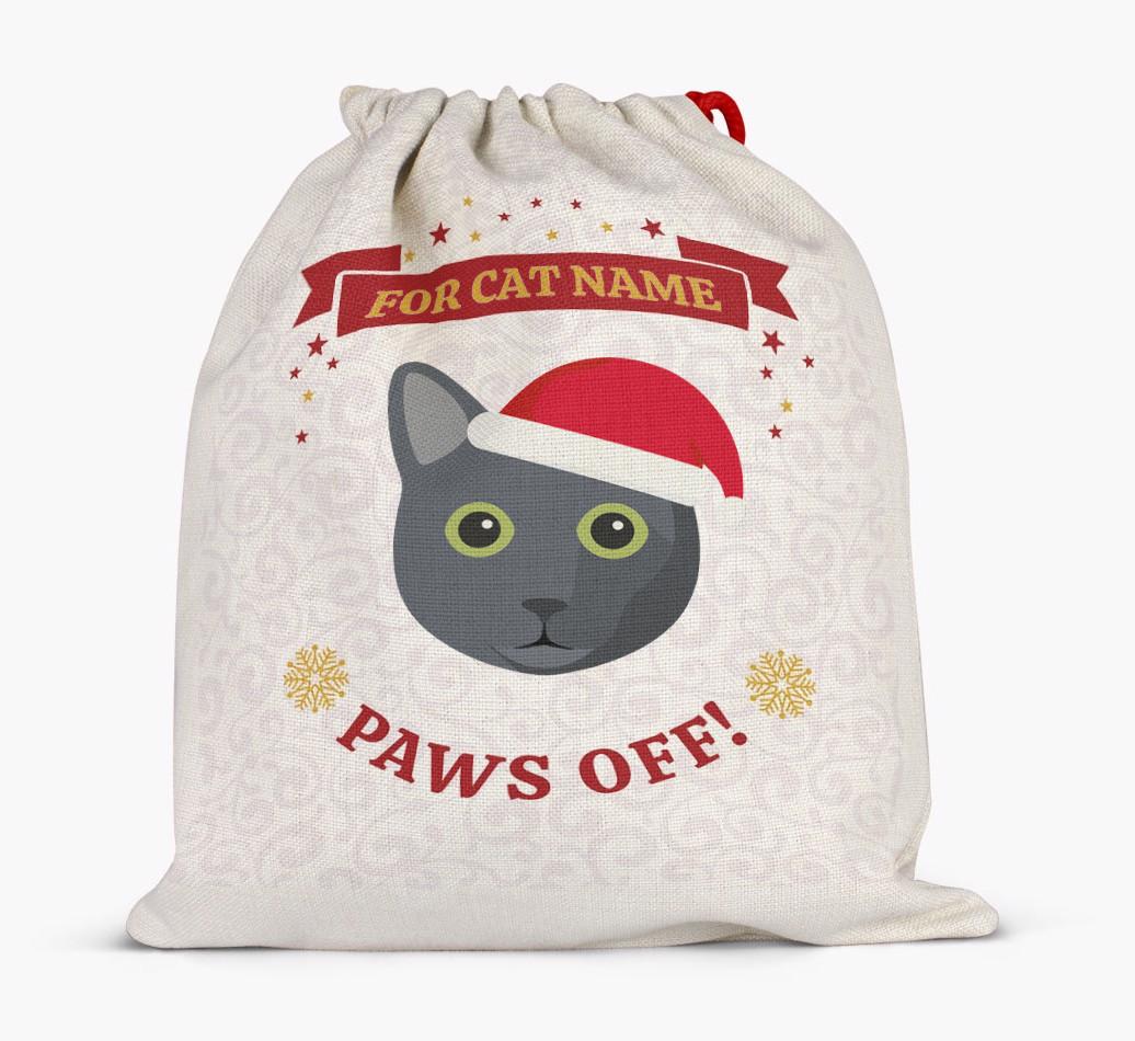 'Paws Off' - Personalised {breedFullName} Santa Sack