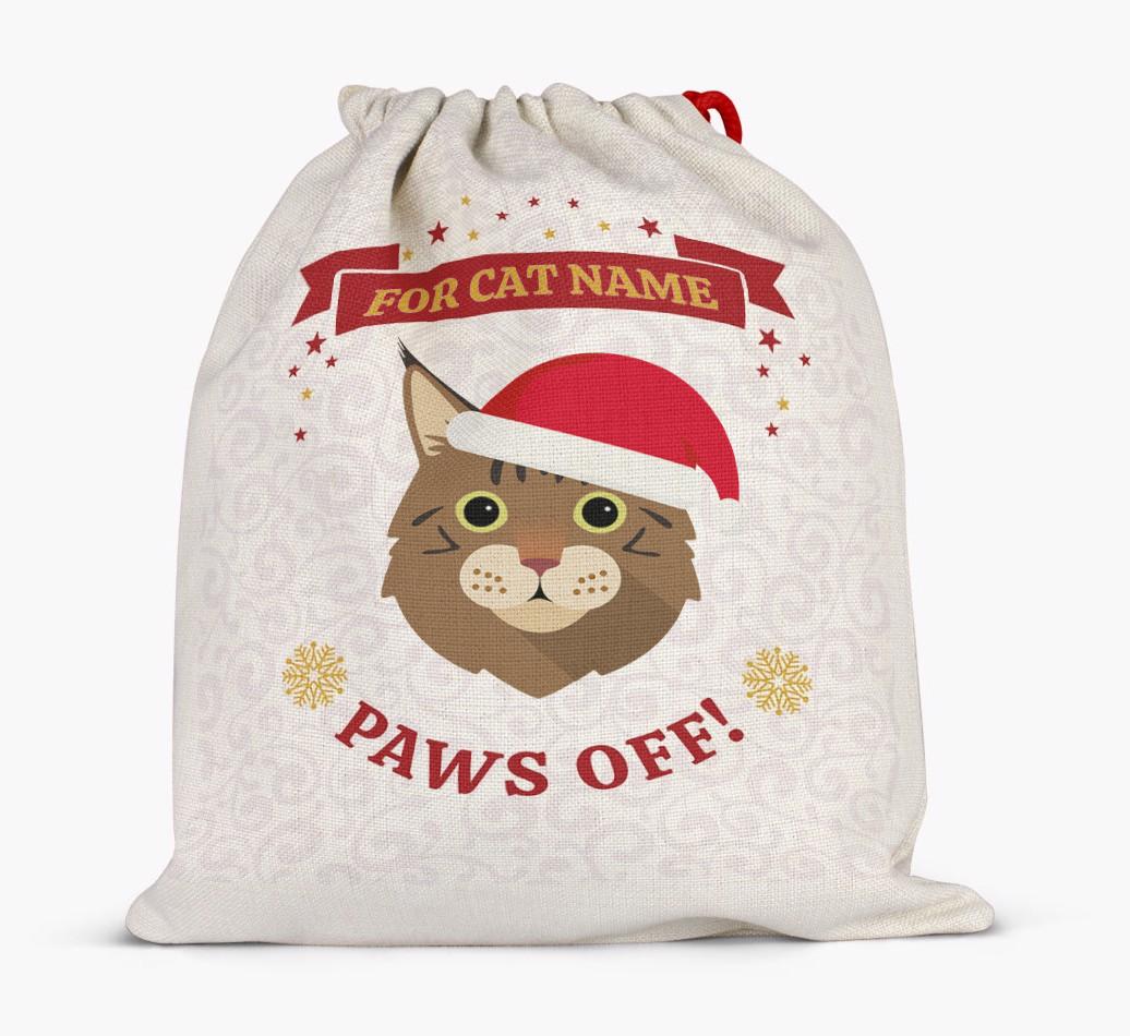 'Paws Off' - Personalised {breedFullName} Santa Sack