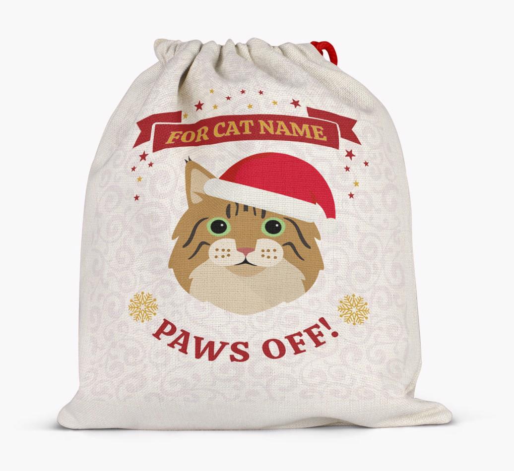 'Paws Off' - Personalised {breedFullName} Santa Sack