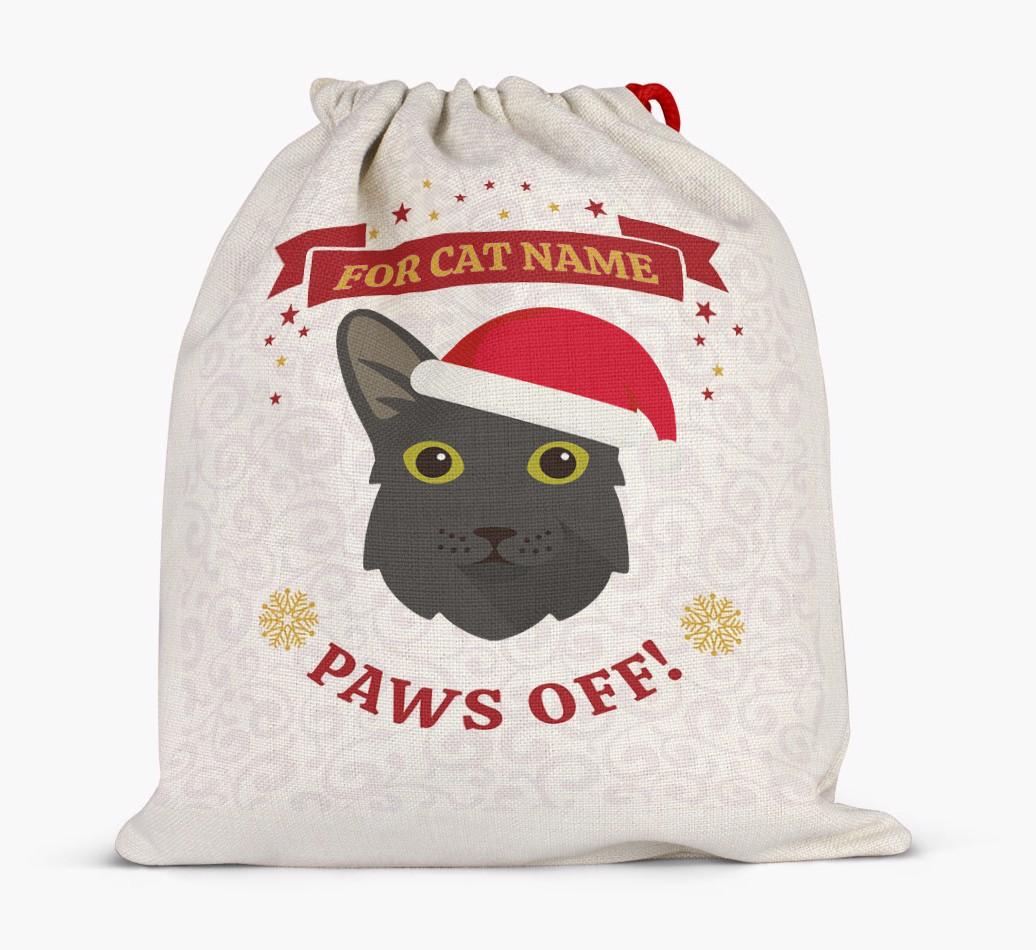 'Paws Off' - Personalised {breedFullName} Santa Sack