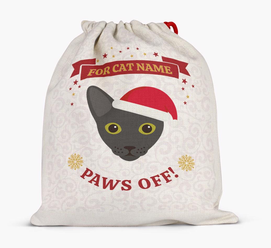 'Paws Off' - Personalised {breedFullName} Santa Sack