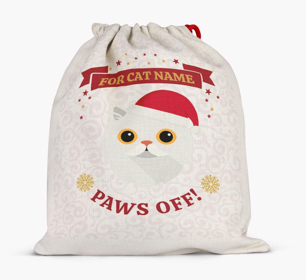'Paws Off' - Personalised {breedFullName} Santa Sack