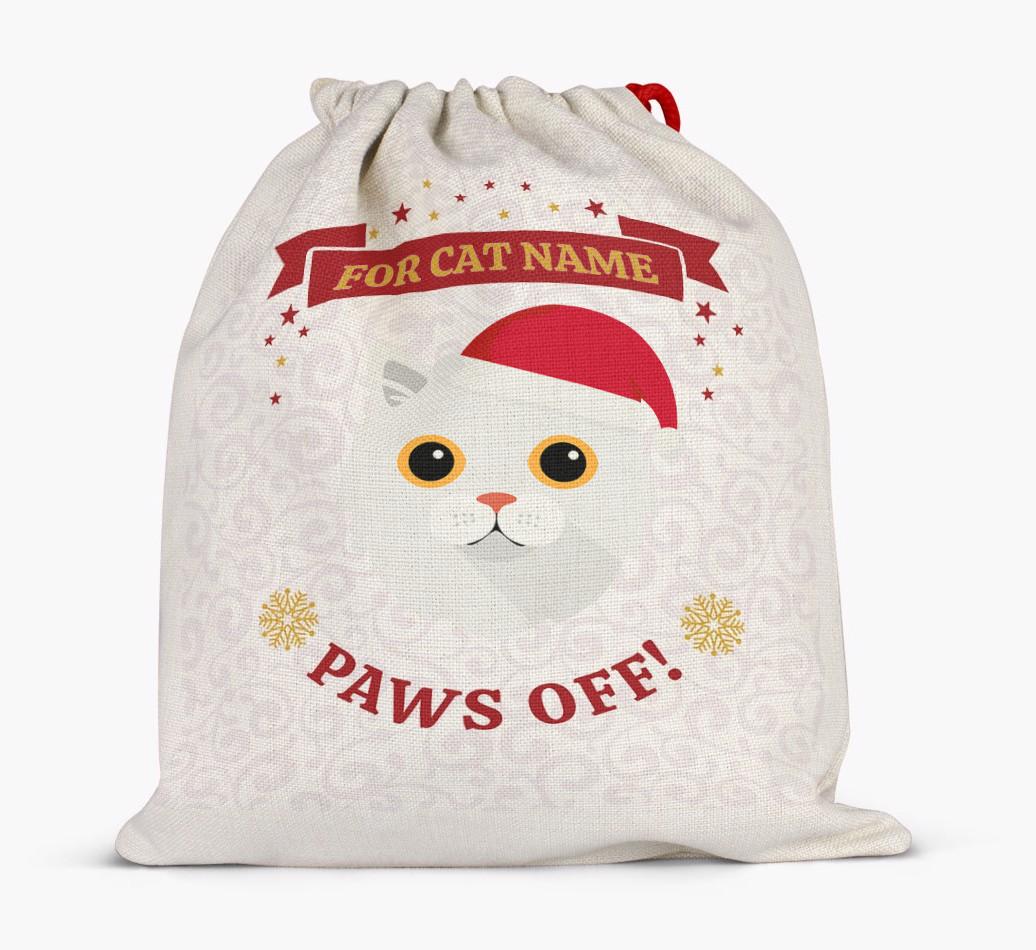 'Paws Off' - Personalised {breedFullName} Santa Sack