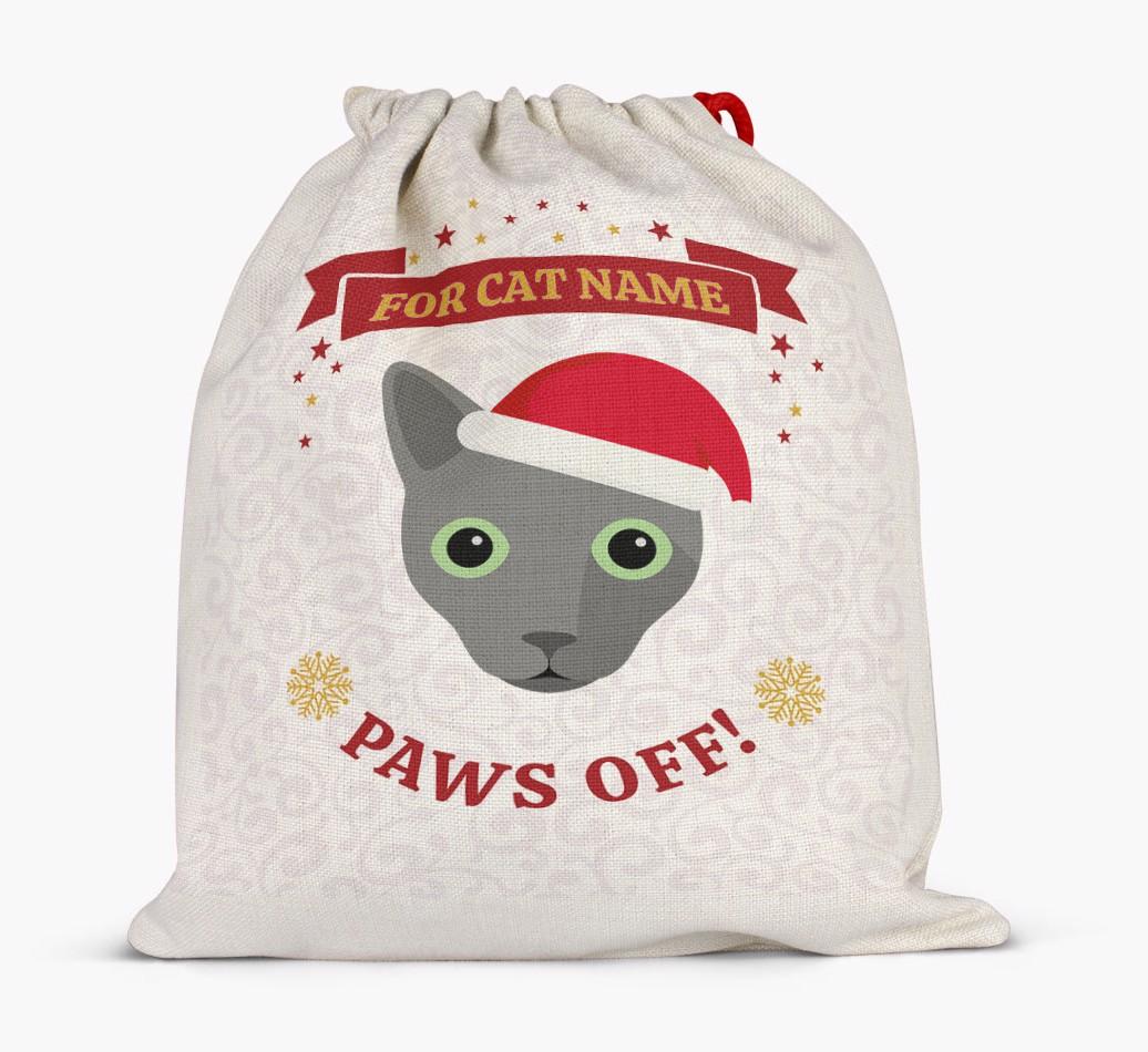 'Paws Off' - Personalised {breedFullName} Santa Sack