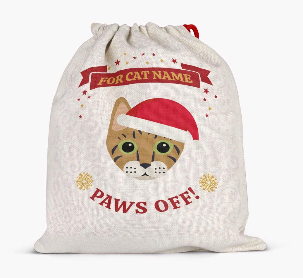 'Paws Off' - Personalised {breedFullName} Santa Sack